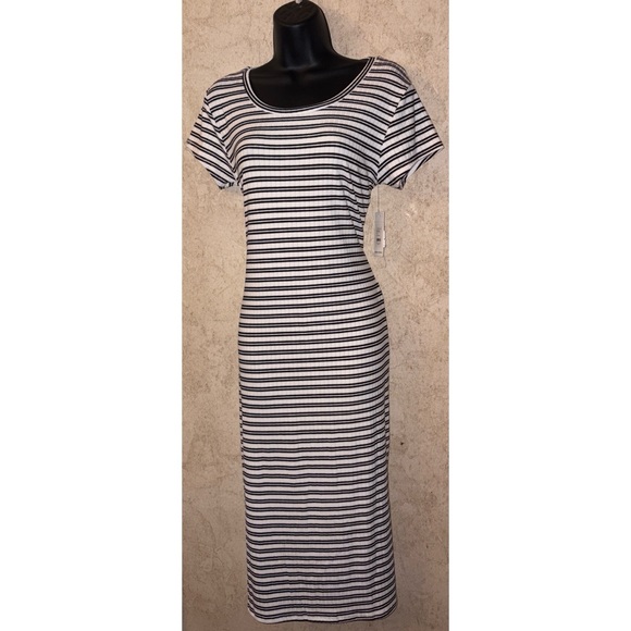 Green Goddess Maxi/Midi  Style Ribbed Dress - Picture 1 of 4